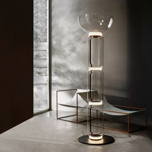 Node Glass Floor Lamps