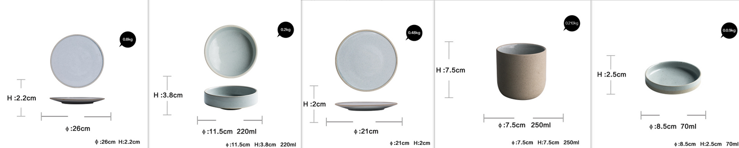 Simple Porcelain Dinnerware