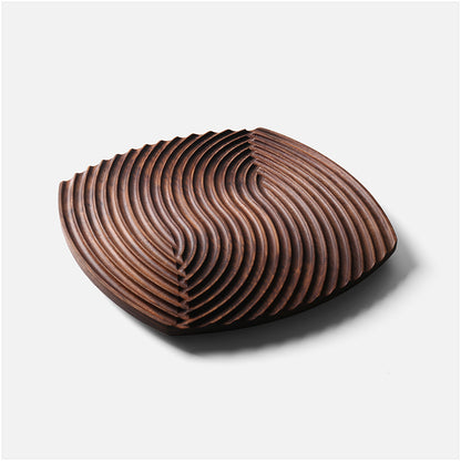 Swirl Wood Tray