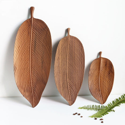 Wooden Leaf Tray