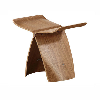 Curved Solid Wood Table