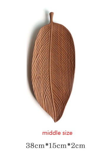 Wooden Leaf Tray