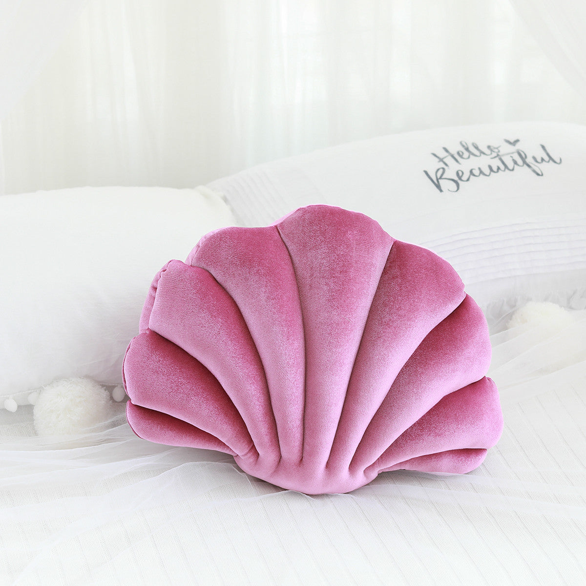 Velvet Shell Pillow