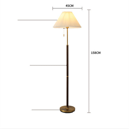 Pleated Floor Lamp