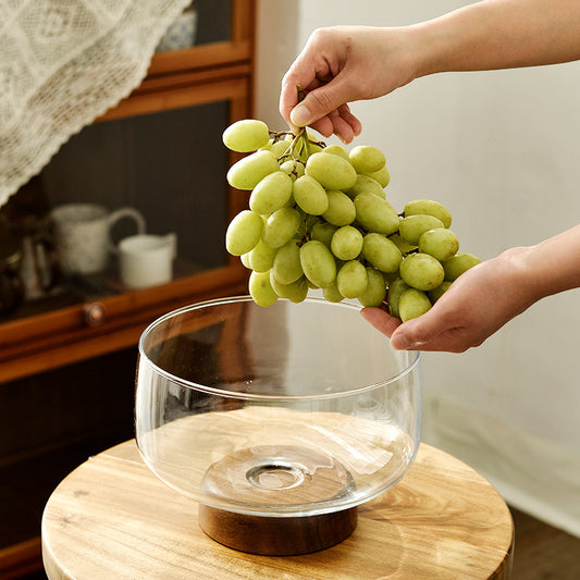 Glass Fruit Bowl