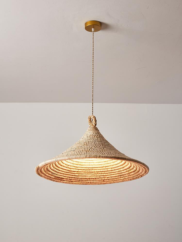 Japanese Rattan Chandelier