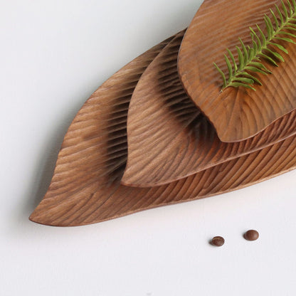 Wooden Leaf Tray