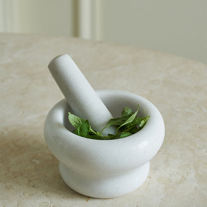 Marble Mortar And Pestle