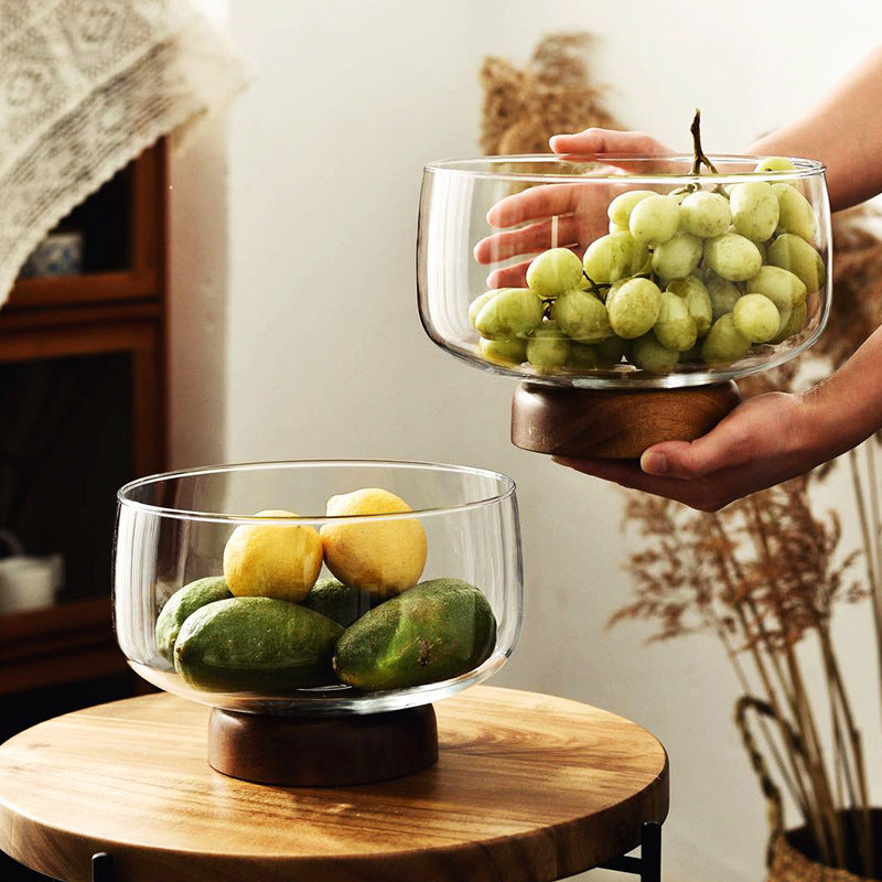 Glass Fruit Bowl