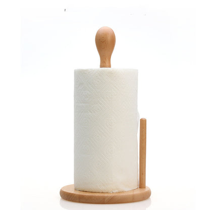 Wood Paper Towel Holder