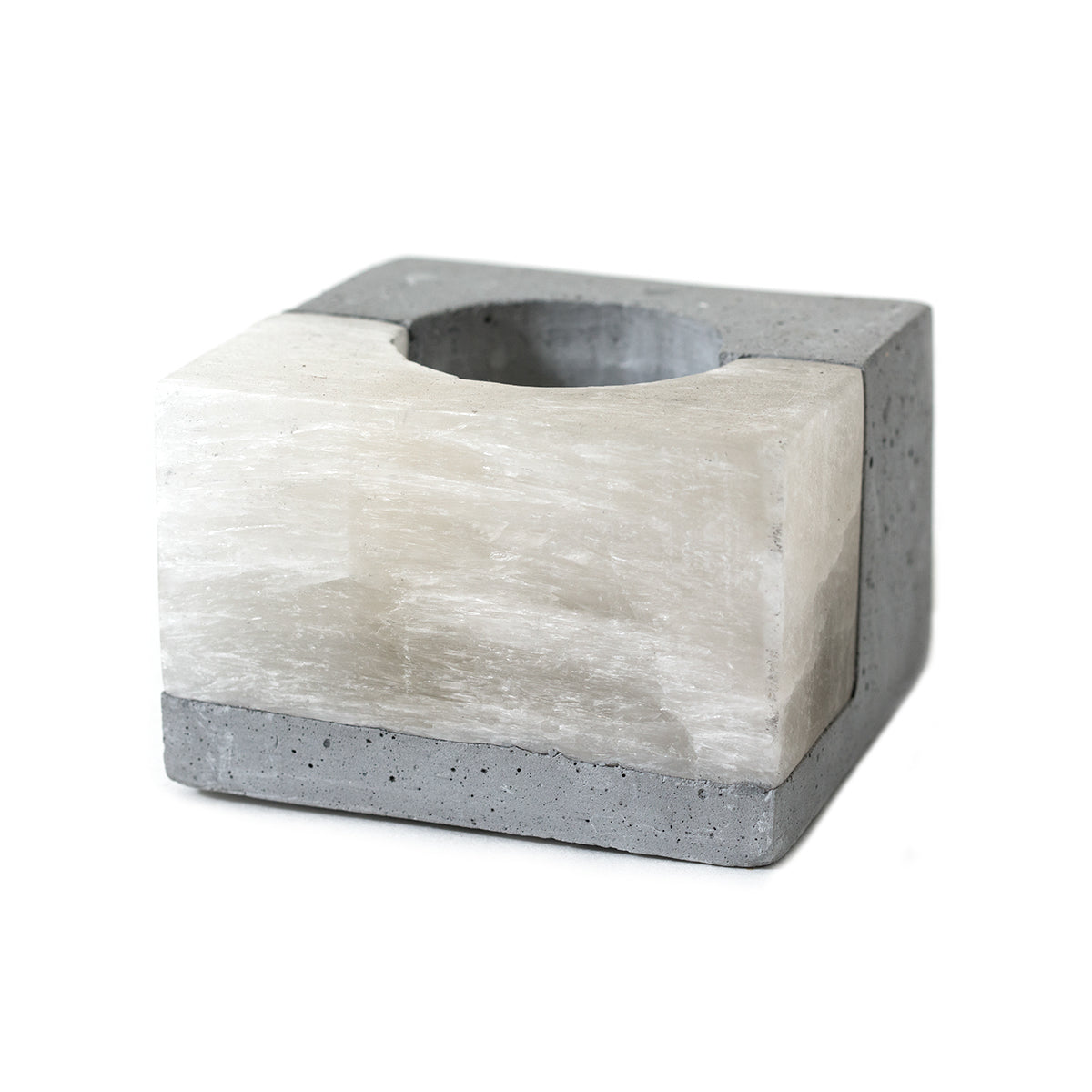 Stone Tealight Candle Holder