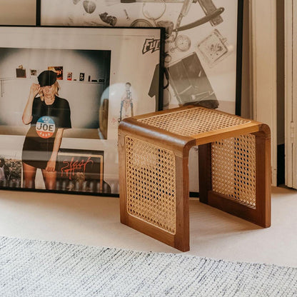 Rattan Woven Table